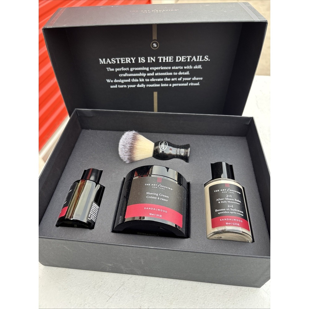 The Art of Shaving Sandalwood Full Size Kit New